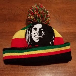 Bob Marley Beanie Hat One Size